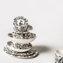 Espressokuppi 0,1L & vati 11cm musta