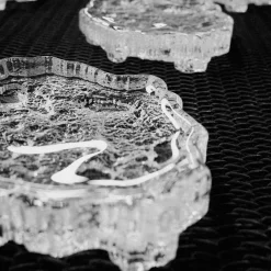 Jäälautta taide-esine 260x35mm kirkas