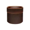 Kannellinen rasia 11x10 cm ruskea