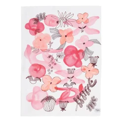 Keittiöpyyhe 50x70cm Roosa nauha