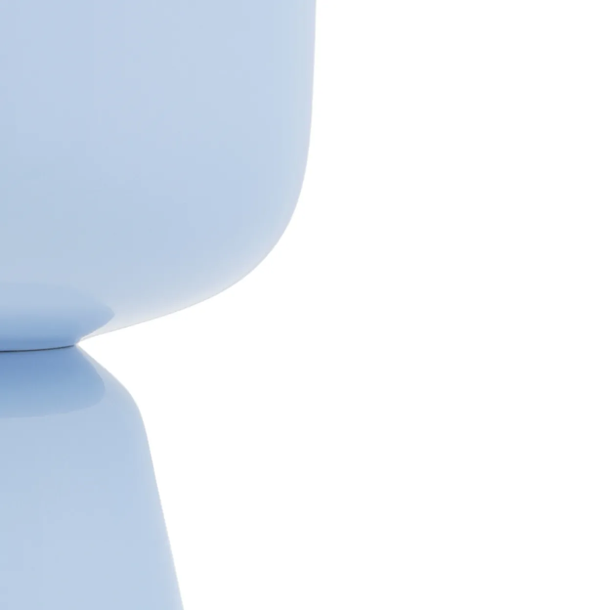 Kukkaruukku vedensininen jalallinen S