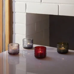 Kynttilälyhty 64mm harmaa