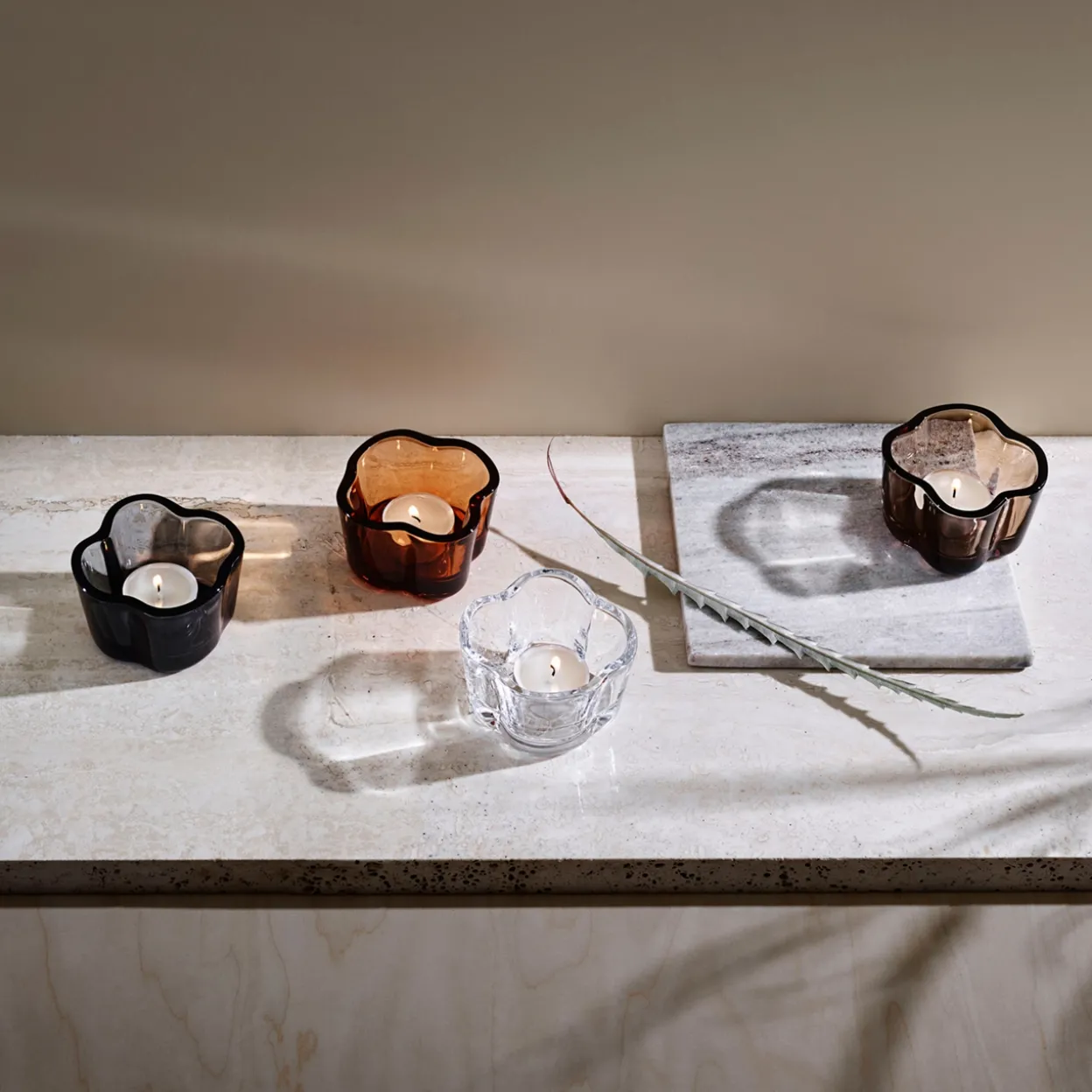 Kynttilälyhty 60mm harmaa