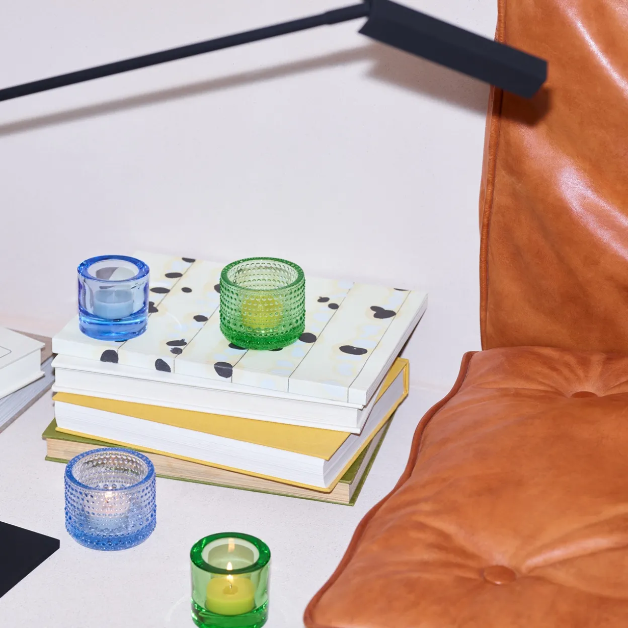 Kynttilälyhty 60mm omenanvihreä