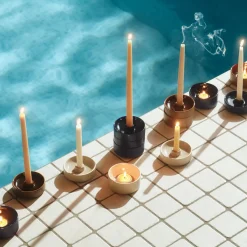 Kynttilälyhty 11x5 cm beige