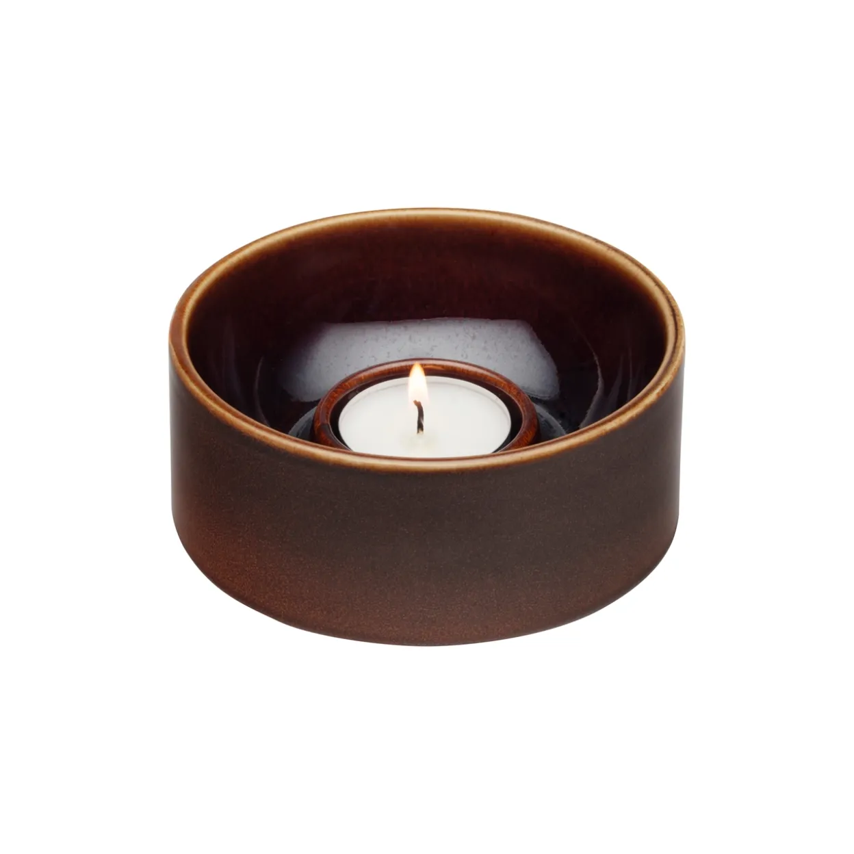 Kynttilälyhty 11x5 cm ruskea