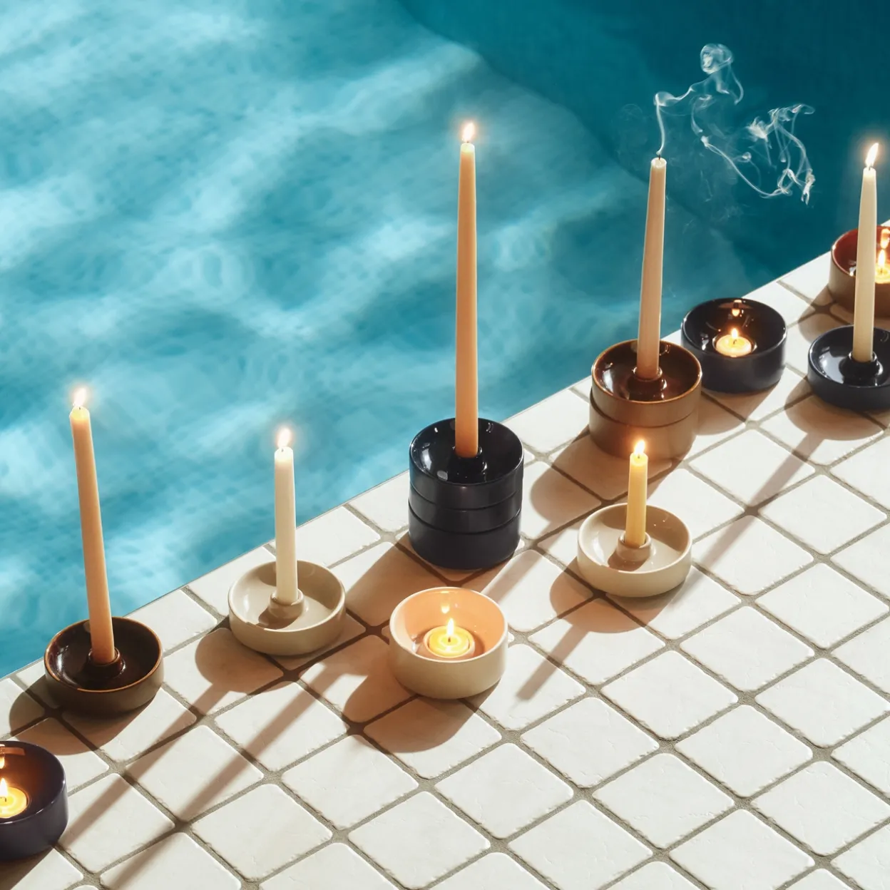 Kynttilälyhty 11x5 cm ruskea