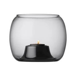 Kynttilälyhty 141x115mm harmaa