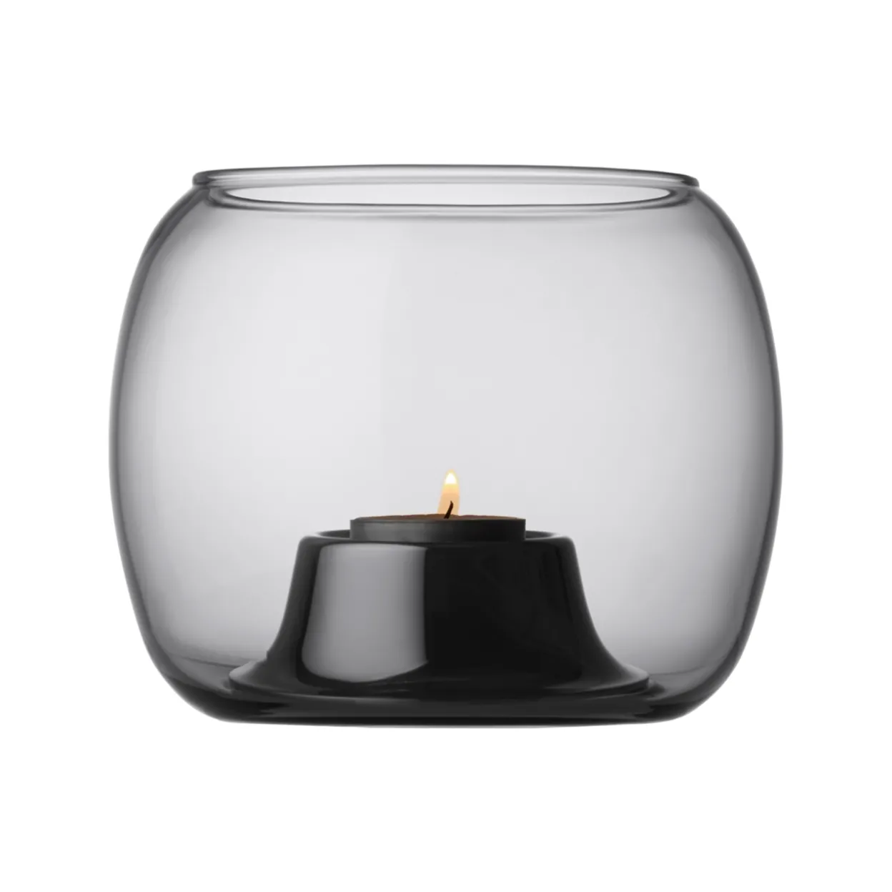 Kynttilälyhty 141x115mm harmaa