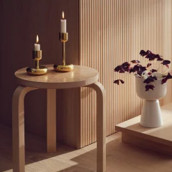 Kynttilänjalka 107mm messinki