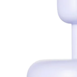 Kynttilänjalka 107mm vaalea lila