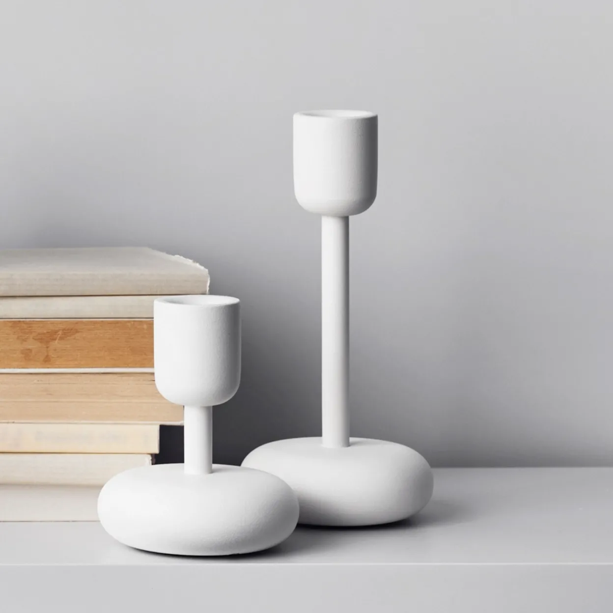 Kynttilänjalka valkoinen 107mm