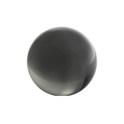 Lasipallo 8cm metallinharmaa