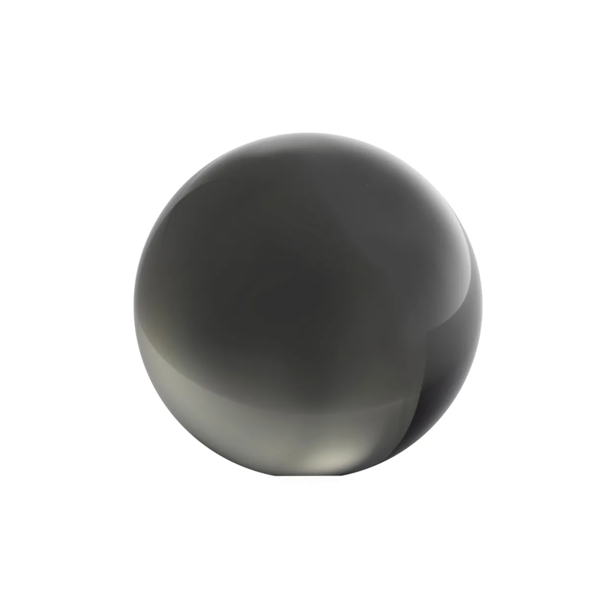 Lasipallo 8cm metallinharmaa