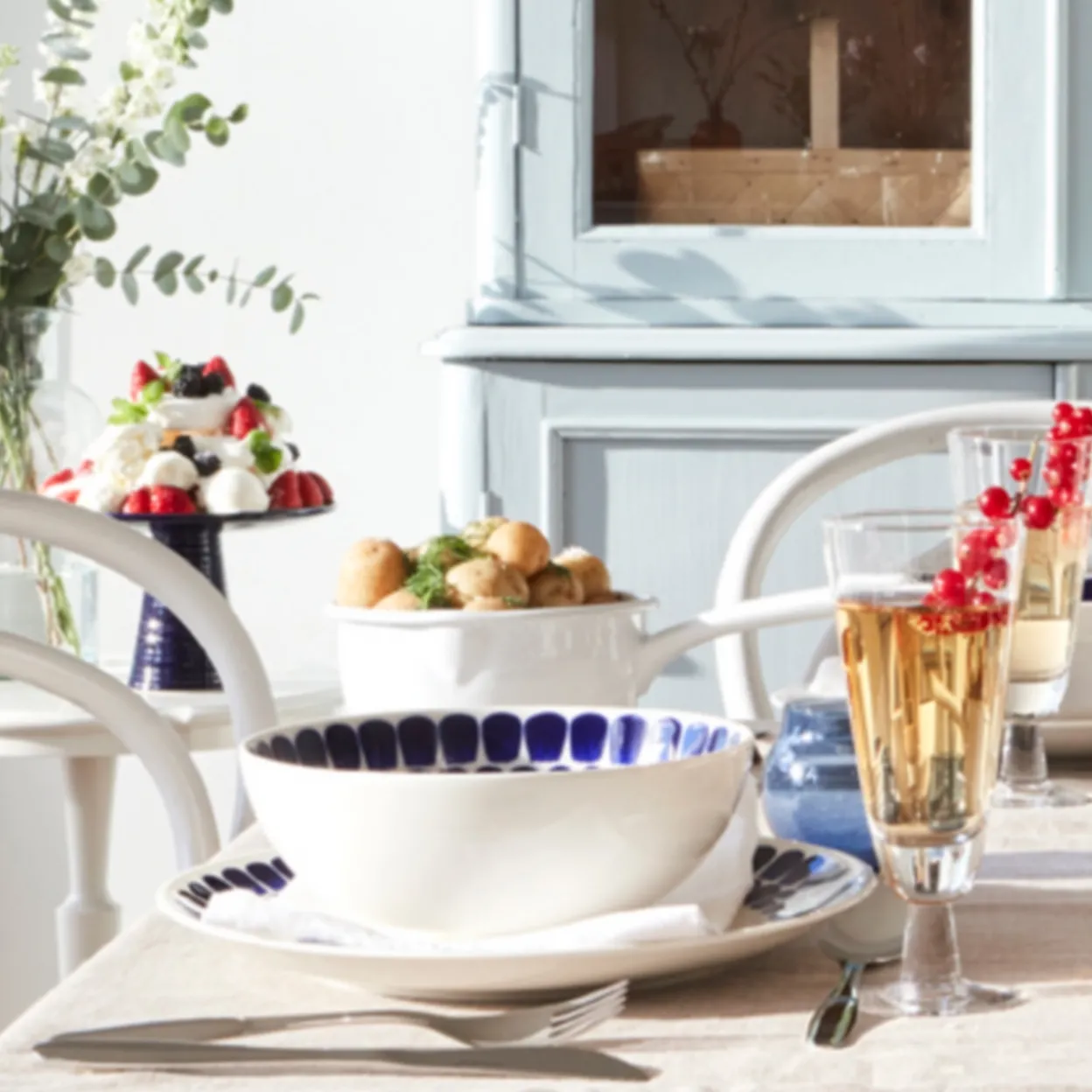 Lautanen 26cm koboltti