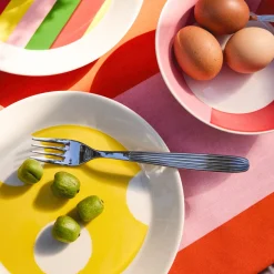 Lautanen 21cm kraklee keltainen