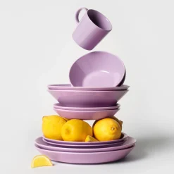 Lautanen 21cm vaalea lila