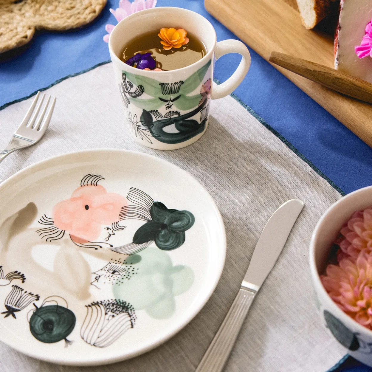 Lautanen 19cm vihreä