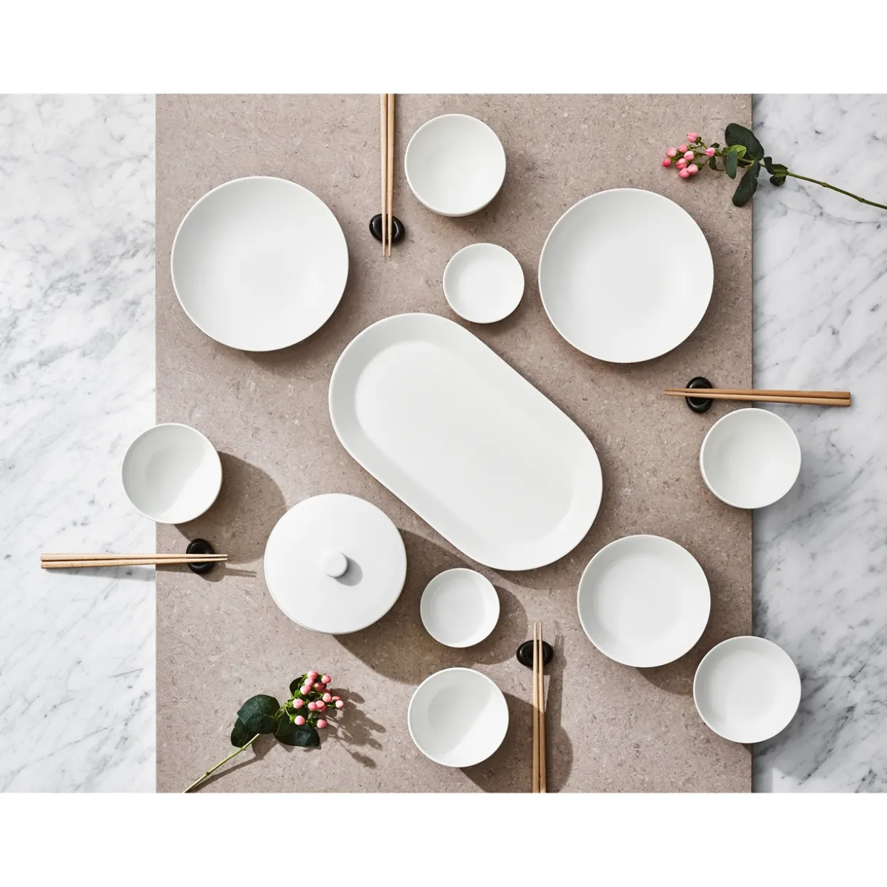 Lautanen syvä 20cm valkoinen