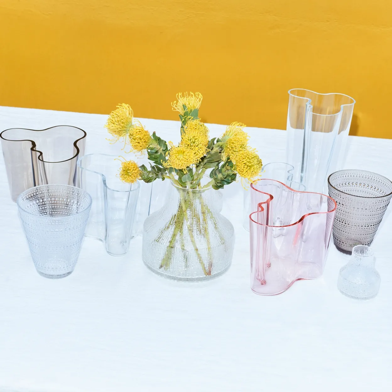 Maljakko 160mm pellava