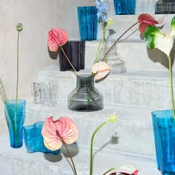 Matala maljakko 220x200mm metallinharmaa