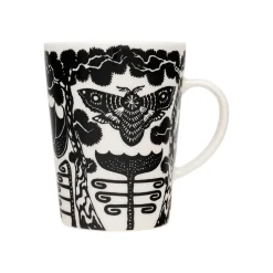 Muki 0,4L Yö musta ja valkoinen, lahjapakkaus