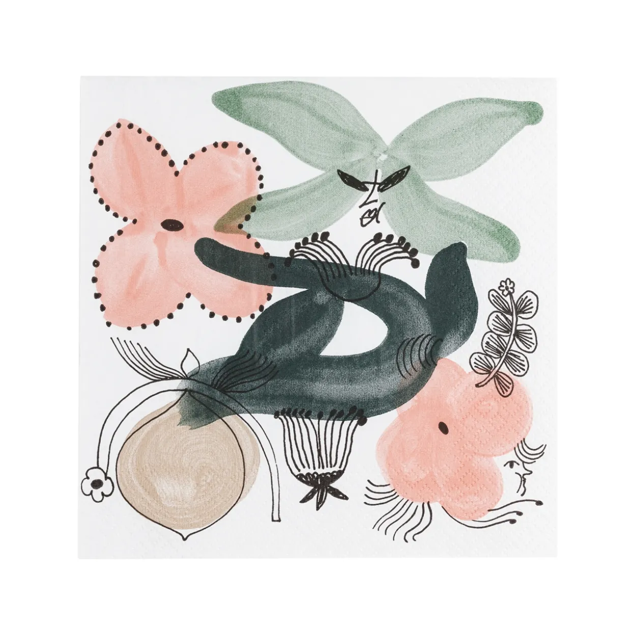 Paperiservetti 33x33cm 20kpl vihreä