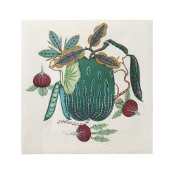 Paperiservetti 33x33cm Sato vihreä