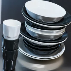 Syvä lautanen 22cm metallinharmaa