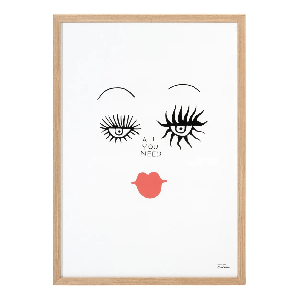 Taidejuliste 50x70cm All you need