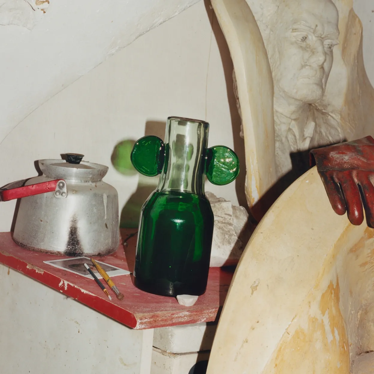 Taidemaljakko 250mm vihreä-vaaleanvihreä