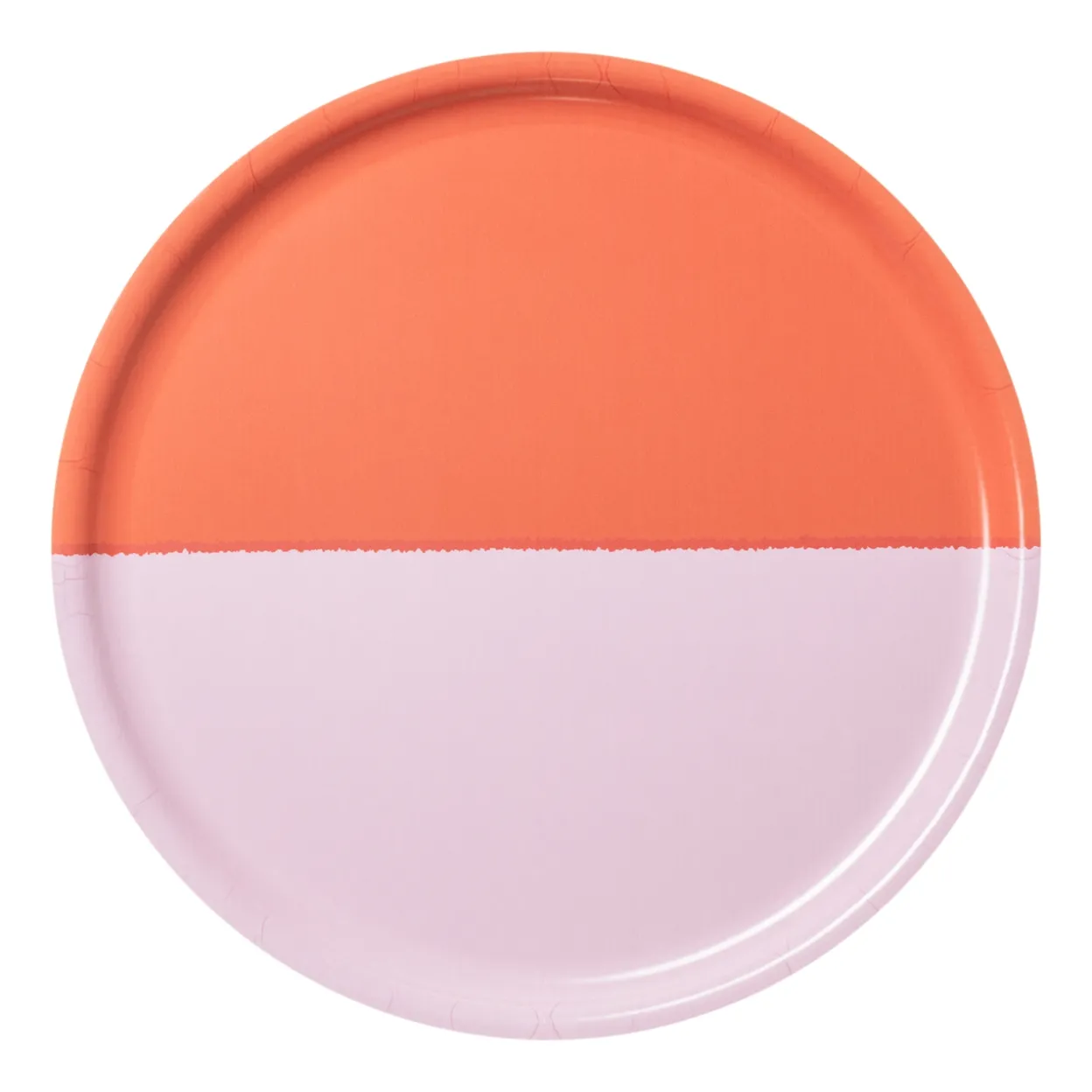 Tarjotin 35cm 2-väri pinkki-punainen