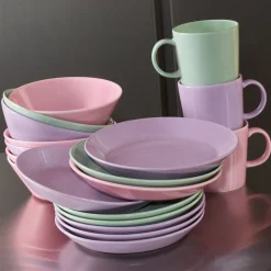 Teema lautanen 17cm vaalea lila