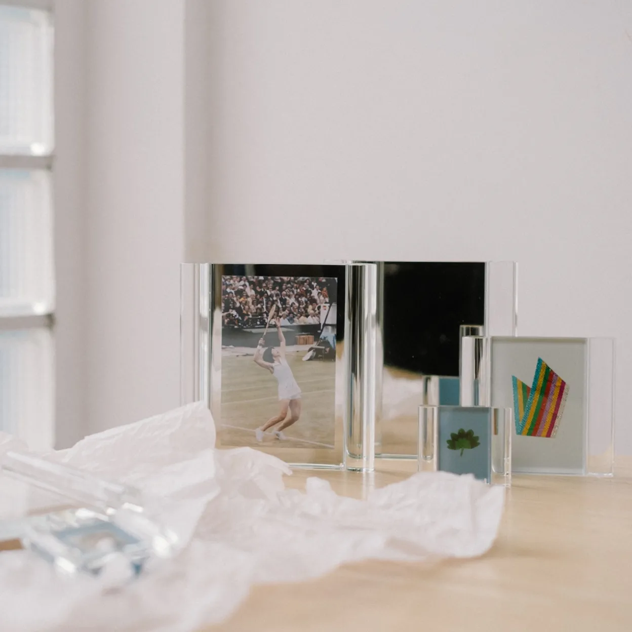 Valokuvakehys 76x64mm sininen